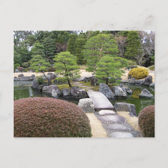 Carte Postale Jardin japonais 日 本 庭 園 (Devant)