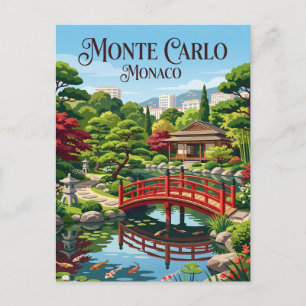 Carte Postale Jardin Japonais Monaco
