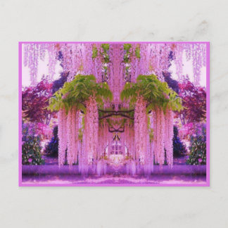 Carte postale Jardin Japonais Violet