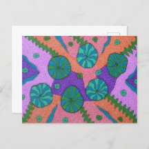 Jardin marin Retro Abstrait