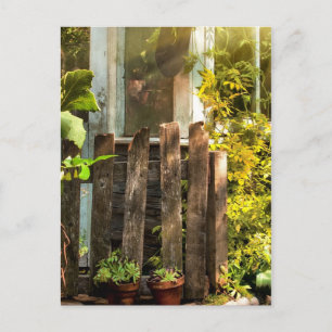 Carte Postale Jardin surélevé à la lumière du jour