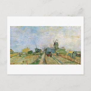 Carte Postale Jardin végétal à Montmartre Van Gogh Art