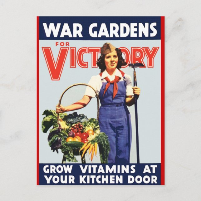 Carte Postale Jardin Victory (Devant)