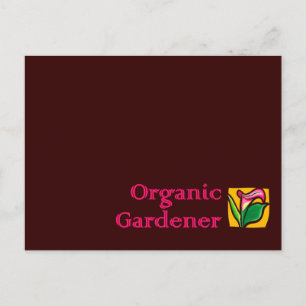 Carte Postale Jardinier bio - Calla Lilies