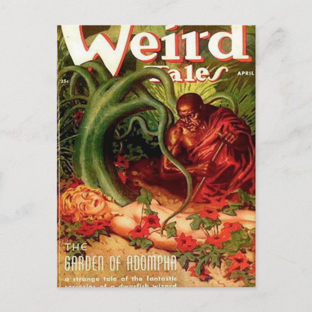 Carte Postale Jardinier et femme endormie (Devant)