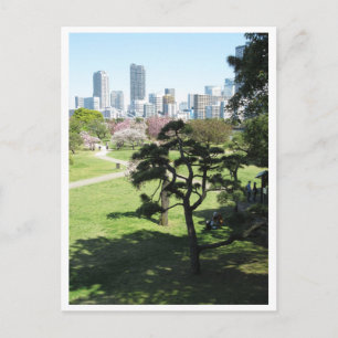 Carte Postale Jardins de Hama-rikyu : Tokyo