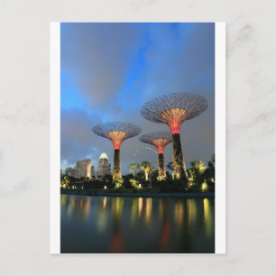 Carte Postale Jardins de la baie Singapore Supertree Grove