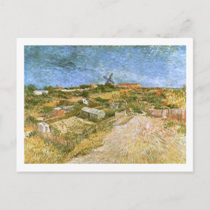 Carte Postale Jardins de légumes à Montmartre Van Gogh Art