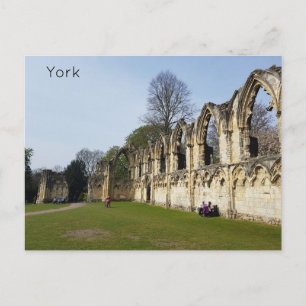 Carte Postale Jardins du Musée d'York
