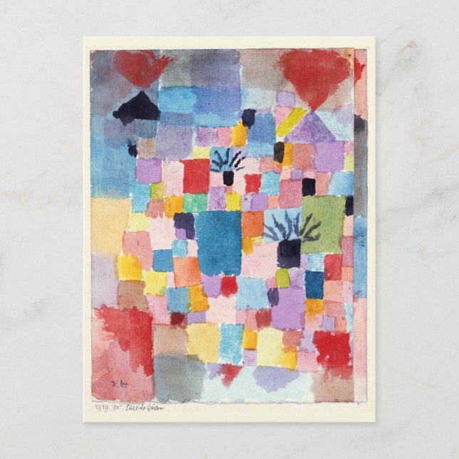 Carte Postale Jardins du Sud | Paul Klee | (Devant)