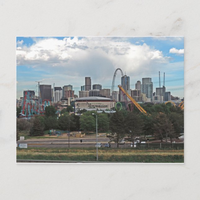 Carte Postale Jardins et Denver du centre le Colorado SK (Devant)