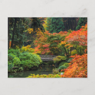Carte Postale Jardins japonais en automne à Portland, Oregon 5