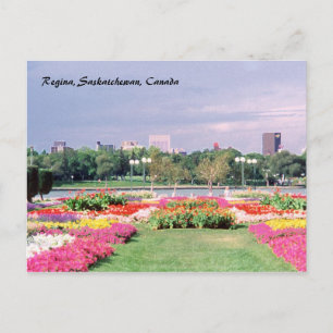 Carte Postale Jardins législatifs de Regina peint