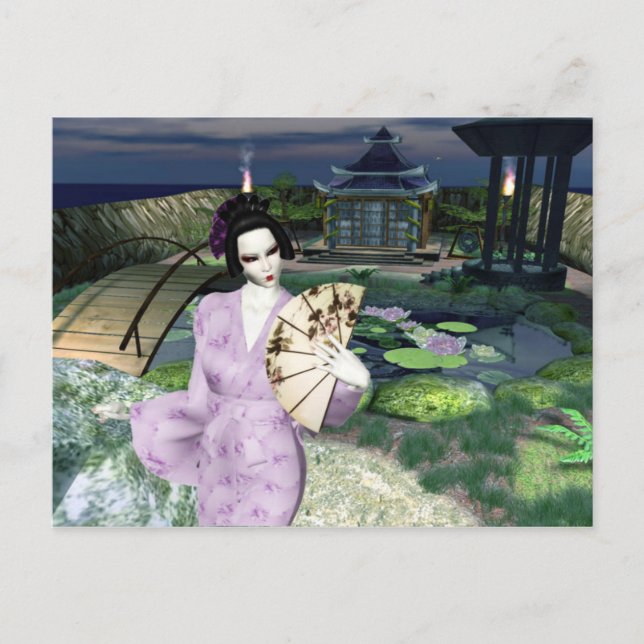 Carte Postale JardinZen (Devant)