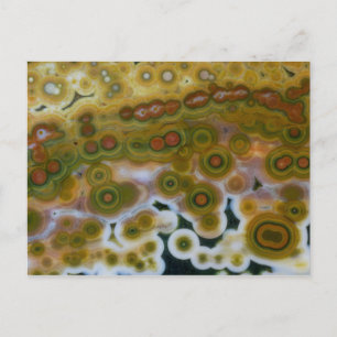 Carte Postale Jasper d'océan de couleur jaune