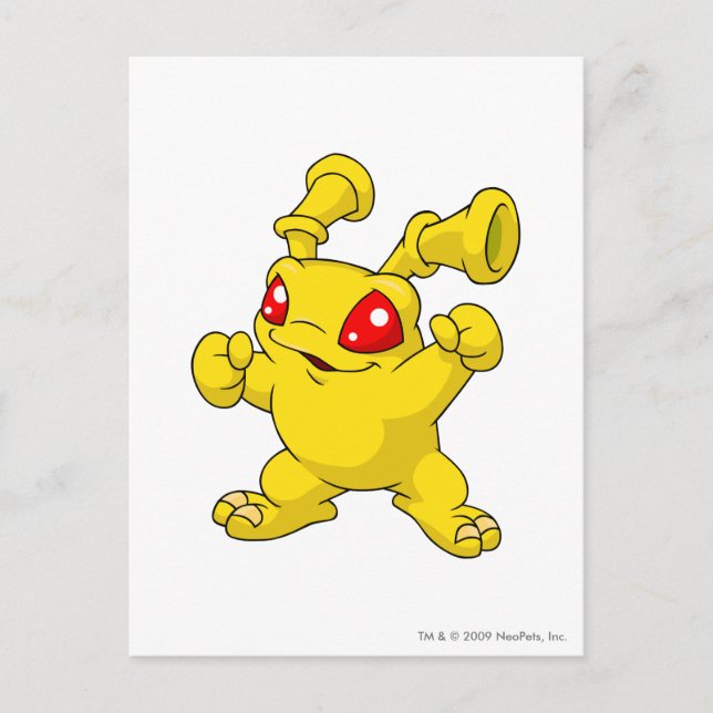 Carte Postale Jaune de Grundo (Devant)