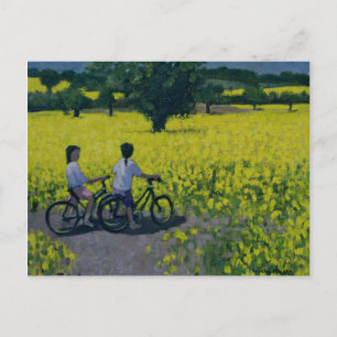 Carte Postale Jaune Field Kedleston Derby