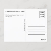 Carte postale, Jaune, Neige, Neige Jaune, Hiver