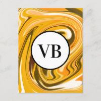 Jaune noir acrylique pour marbre ajouter nom monog