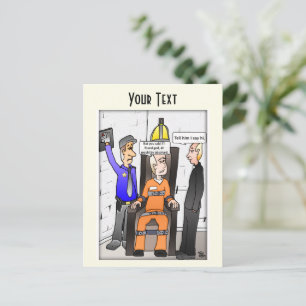 Carte postale jaune pâle enregistrée