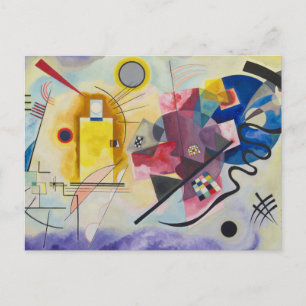 Carte Postale Jaune, Rouge, Bleu par Wassily Kandinsky