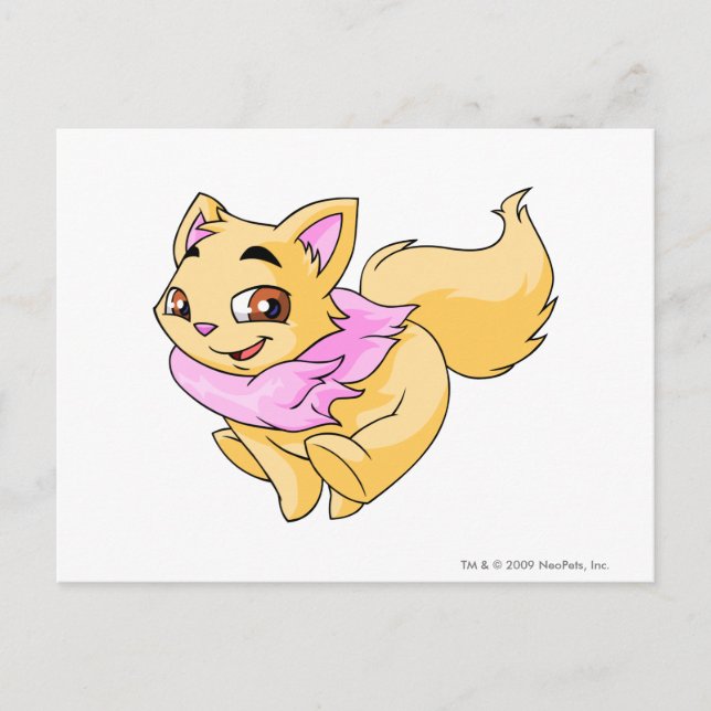 Carte Postale Jaune Wocky (Devant)