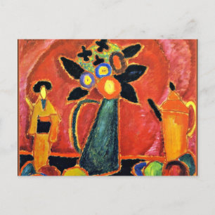 Carte Postale Jawlensky - Fleur japonaise