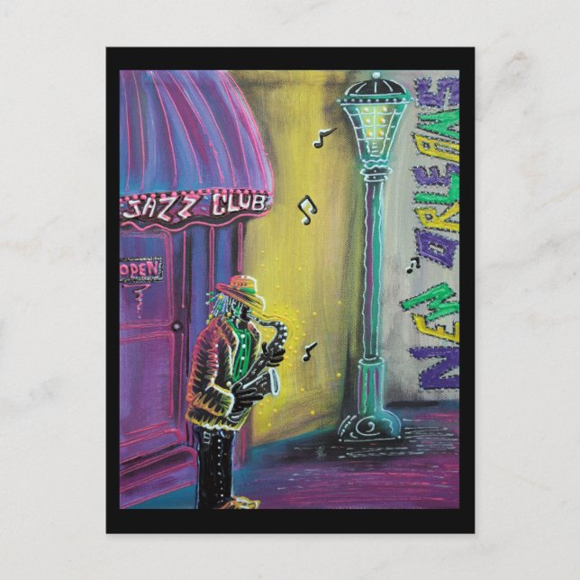 Carte postale Jazz (Devant)