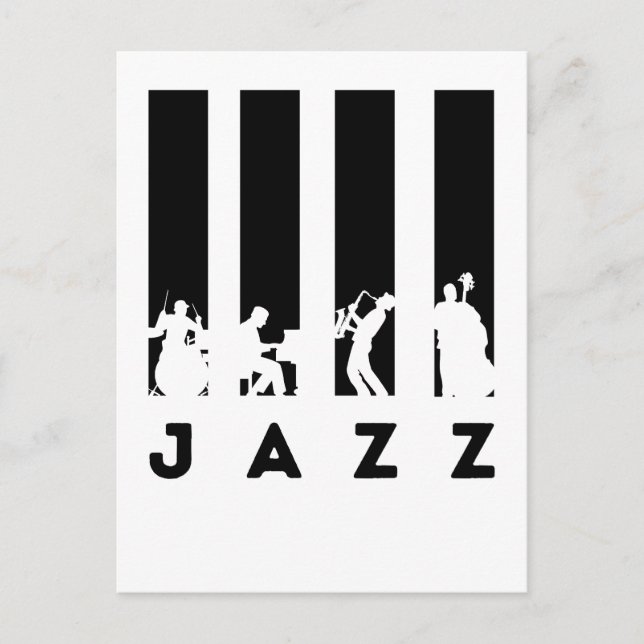 Carte Postale Jazz Band (Devant)