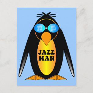 Carte Postale Jazz Man