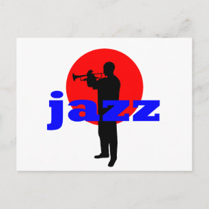 Carte Postale Jazz Player