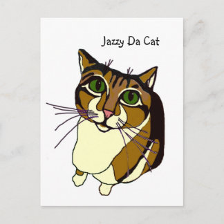 Carte postale Jazzy Da Cat