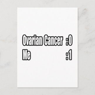 Carte Postale Je Bats Le Cancer De L'Ovarien (Tableau De Bord)