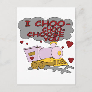 Carte Postale Je Choo Choo Choo Choisissez Vous