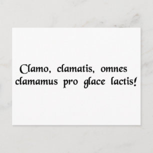 Carte Postale Je crie, vous criez, nous crions tous pour de la c