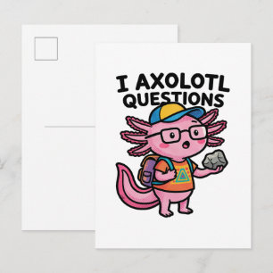 Carte Postale Je me pose des questions Salamandre léopard l'écol
