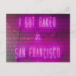 Carte Postale Je me suis fait cuire à San Francisco