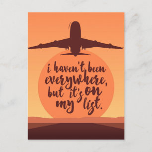 Carte Postale Je n'ai pas été partout