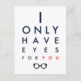 Carte Postale Je N'Ai Que Des Yeux Pour Vous - Vêtements Clairs