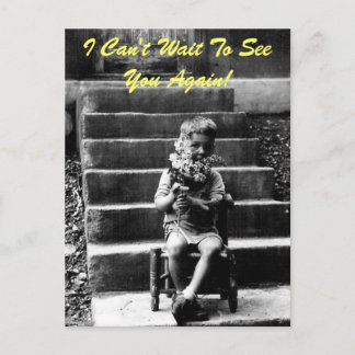 Carte Postale Je ne peux pas attendre de vous revoir !