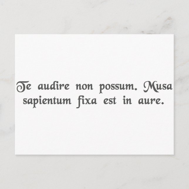 Carte Postale Je ne peux pas vous entendre. Je prends une banane (Devant)