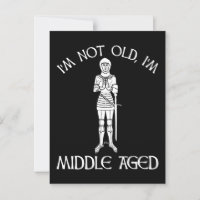 Je ne suis pas vieux - je suis moyen-âge