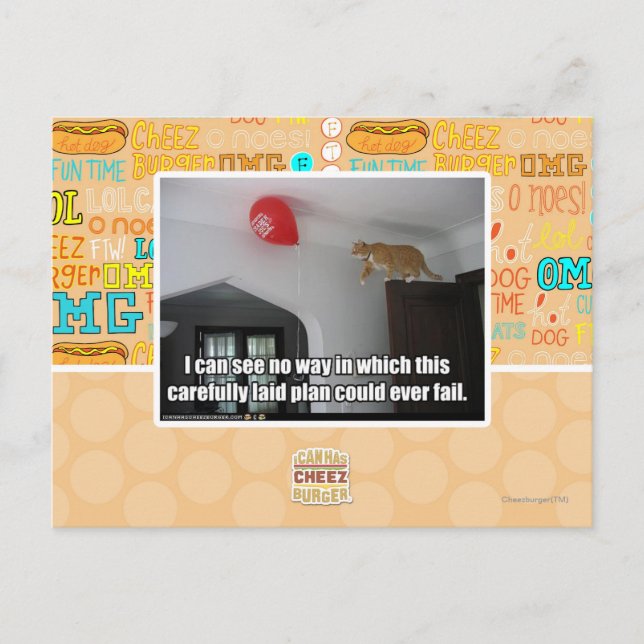Carte Postale Je ne vois pas comment cela pourrait échouer (Devant)