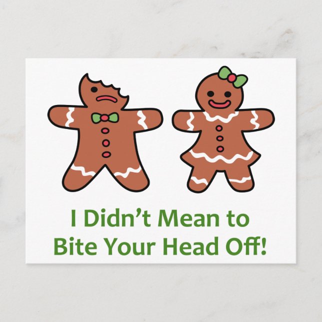 Carte Postale Je ne voulais pas dire (Devant)