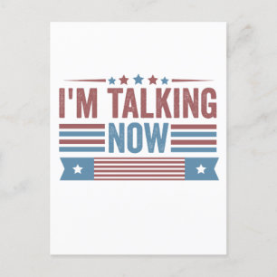 Carte Postale Je parle maintenant du débat présidentiel de Trump