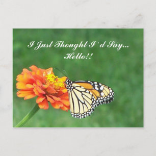 Carte Postale Je Pensais Juste Que Je Dirais... Bonjour !