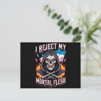 Je Rejette Ma Chair Mortelle Trans Transgenre LGBT