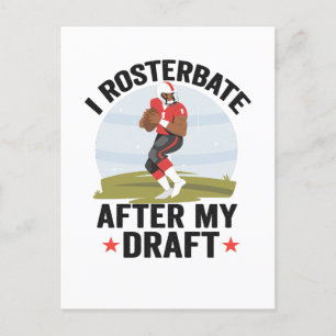 Carte Postale Je rosterbate après mon projet de football Imagina