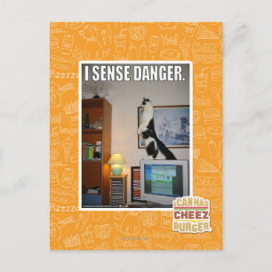 Carte Postale Je sens le danger