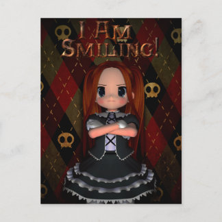 Carte Postale Je Souriais